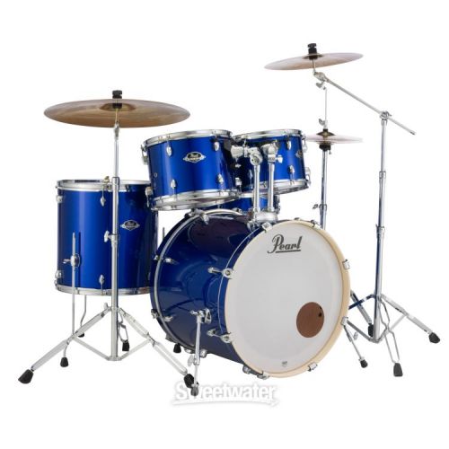  Pearl Export EXX725/C 5-Piece Drum Set with Snare Drum - High Voltage Blue