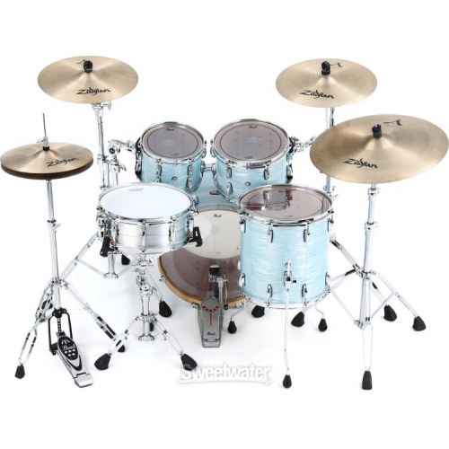  Pearl Session Studio Select Series 4-piece Shell Pack - Ice Blue Oyster