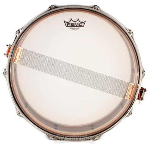  Pearl Masterworks Heritage Snare Drum - 6 x 15-inch - Scuba Blue Tamo