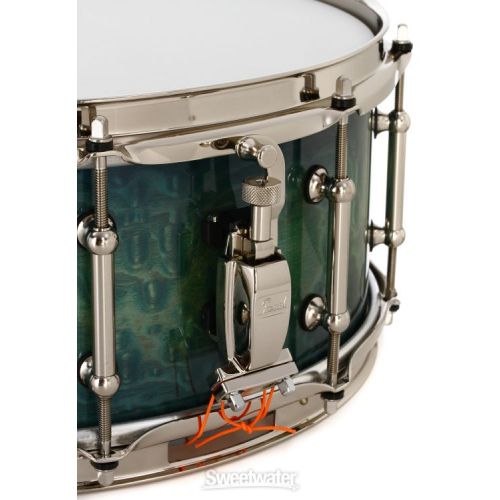  Pearl Masterworks Heritage Snare Drum - 6 x 15-inch - Scuba Blue Tamo