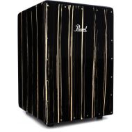 Pearl Boom Box Cajon - Artisan Zebra Wood