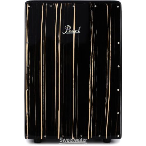  Pearl Boom Box Cajon - Artisan Zebra Wood