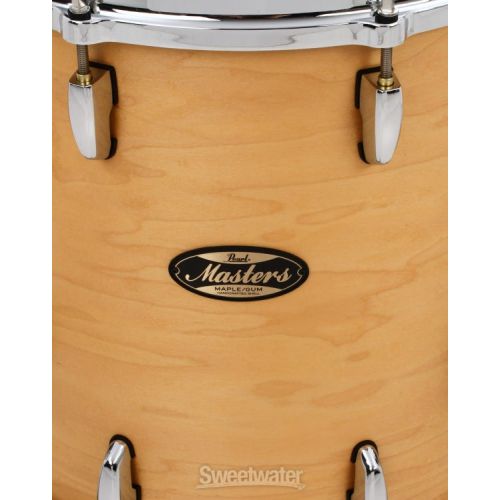  Pearl Masters Maple/Gum Floor Tom - 14 x 14 inch - Natural Maple