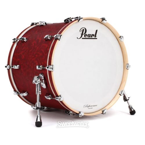  Pearl Music City Custom Reference RF422/C 4-piece Shell Pack - Cranberry Satin Swirl