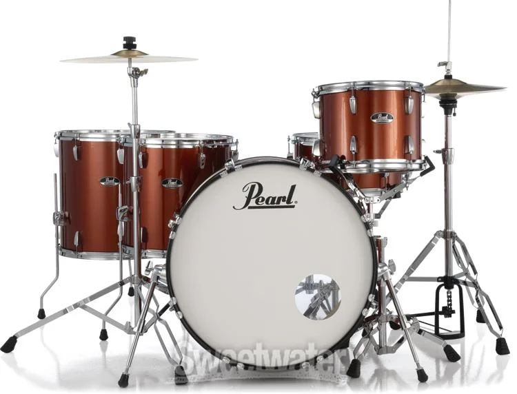  Pearl Roadshow RS525WFC/C 5-piece Complete Drum Set with Cymbals - Burnt Orange