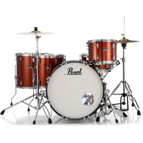  Pearl Roadshow RS525WFC/C 5-piece Complete Drum Set with Cymbals - Burnt Orange