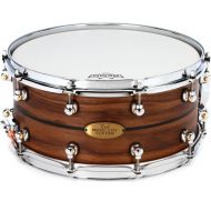 Pearl Music City Custom Solid Walnut Snare Drum - 5 x 14-inch - Ebony Inlay