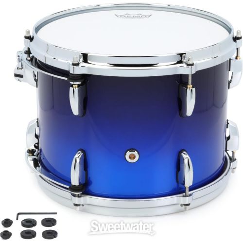  Pearl Masters Maple Pure Tom with Standard Mount - 12 x 9 inch - Kobalt Blue Fade Metallic