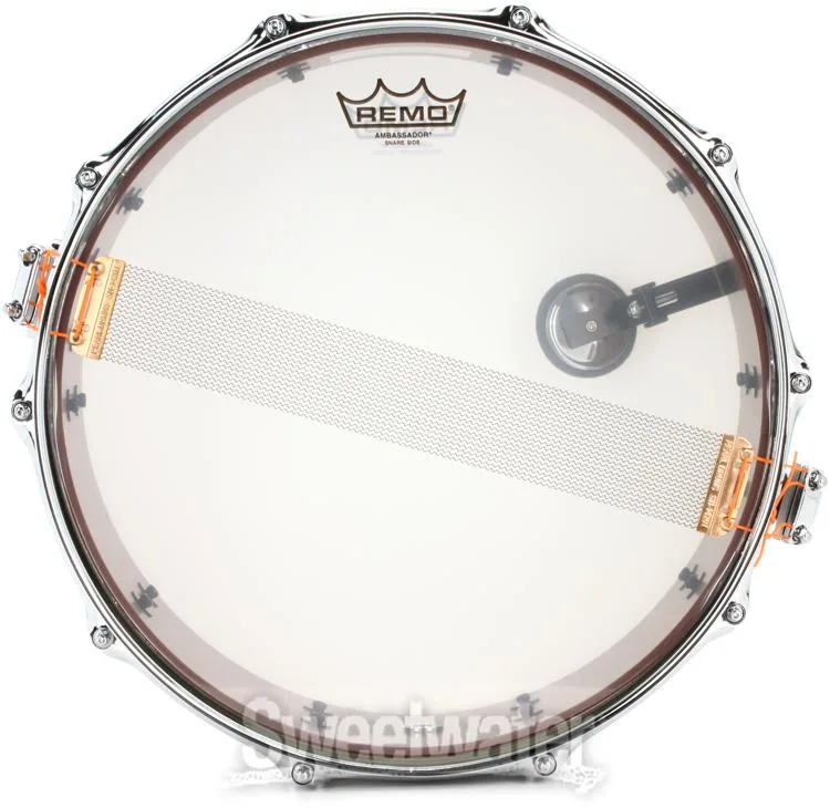  Pearl President Series Phenolic Snare Drum - 5.5 x 14-inch - Pearl White Oyster - With Case