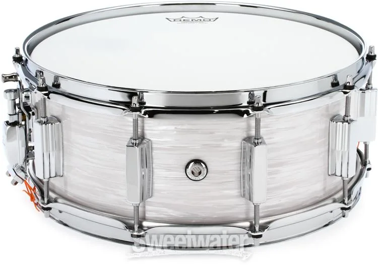  Pearl President Series Phenolic Snare Drum - 5.5 x 14-inch - Pearl White Oyster - With Case