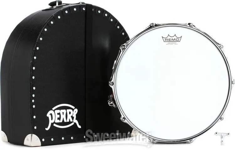  Pearl President Series Phenolic Snare Drum - 5.5 x 14-inch - Pearl White Oyster - With Case