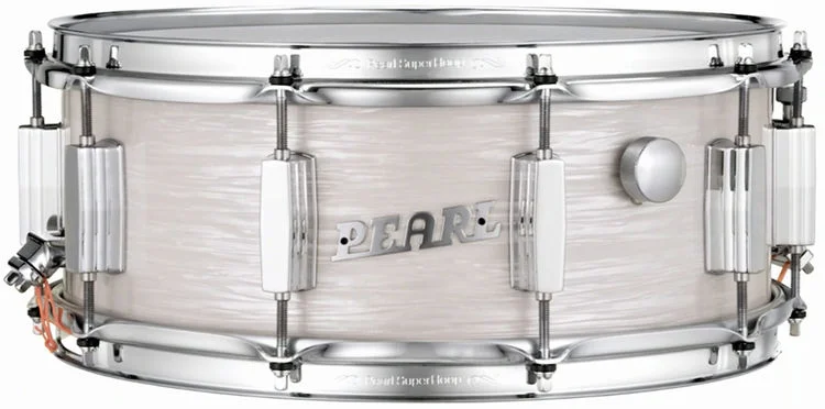  Pearl President Series Phenolic Snare Drum - 5.5 x 14-inch - Pearl White Oyster - With Case