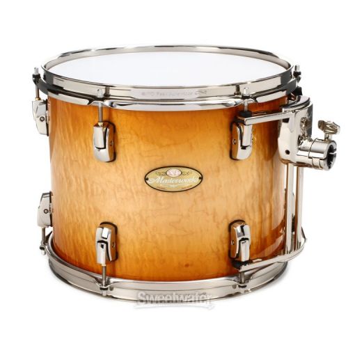  Pearl Masterworks Stadium Exotic 3-piece Shell Pack - Sunburst over Flame Maple