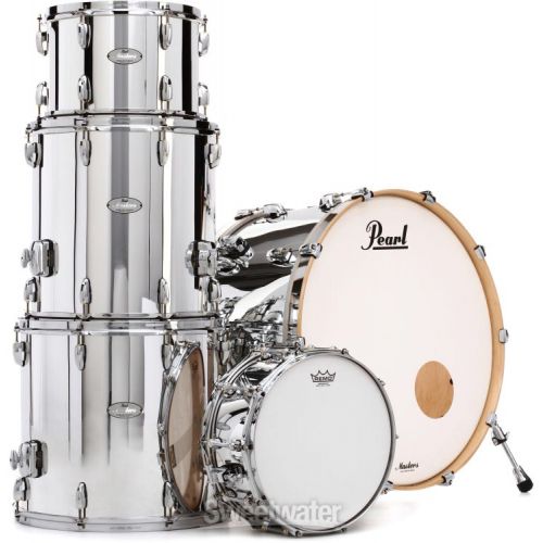  Pearl Music City Custom Masters Maple Reserve MRV526/C 5-piece Shell Pack - Mirror Chrome