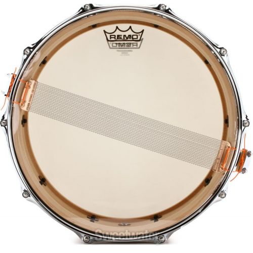  Pearl Music City Custom Solid Maple Snare Drum - 6.5 x 14-inch - Natural Hand-Rubbed Finish