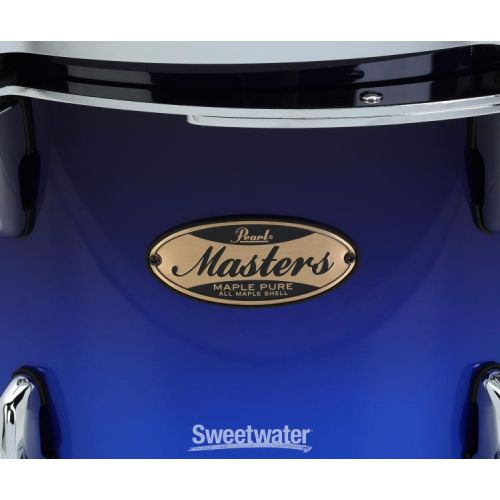  Pearl Masters Maple Pure Tom with Standard Mount - 9 x 13 inch - Kobalt Blue Fade Metallic