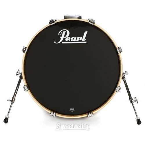  Pearl Export EXL Lacquer Bass Drum - 18 x 22 inch - Black Smoke Lacquer