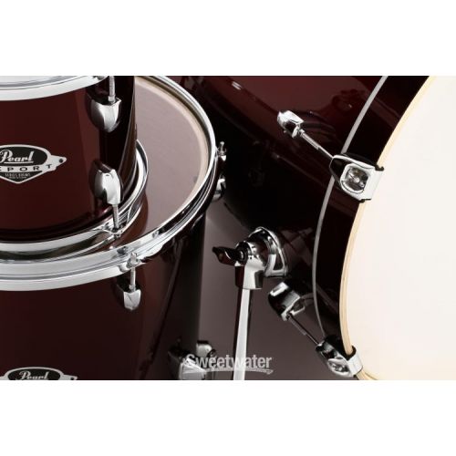  Pearl Export EXX22/C 3-piece Add-on Pack with Hardware - Burgundy Demo