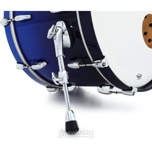  Pearl Masters Maple Pure Bass Drum - 14 x 22 inch - Kobalt Blue Fade Metallic