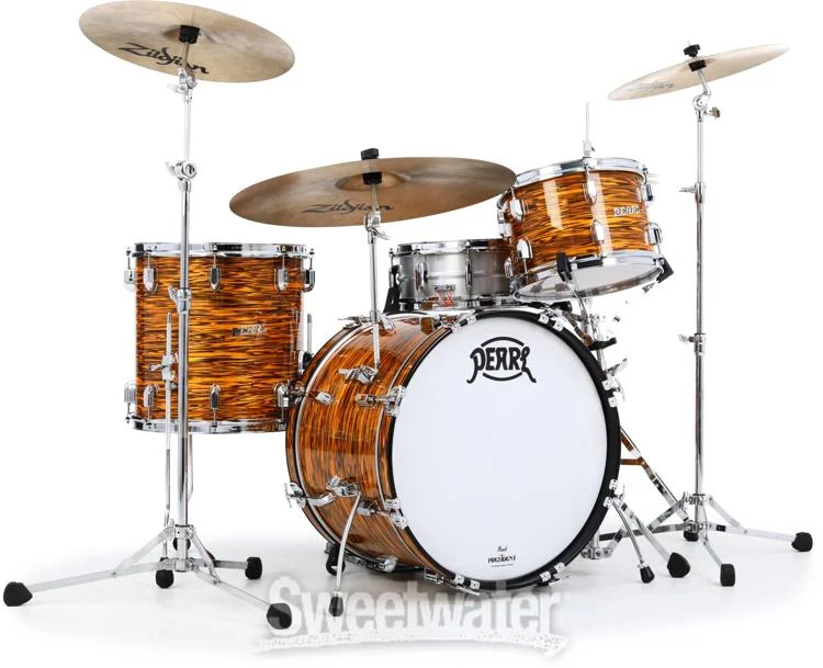  Pearl President Series Deluxe PSD903XP/C 3-piece Shell Pack - Sunset Ripple, Sweetwater Exclusive