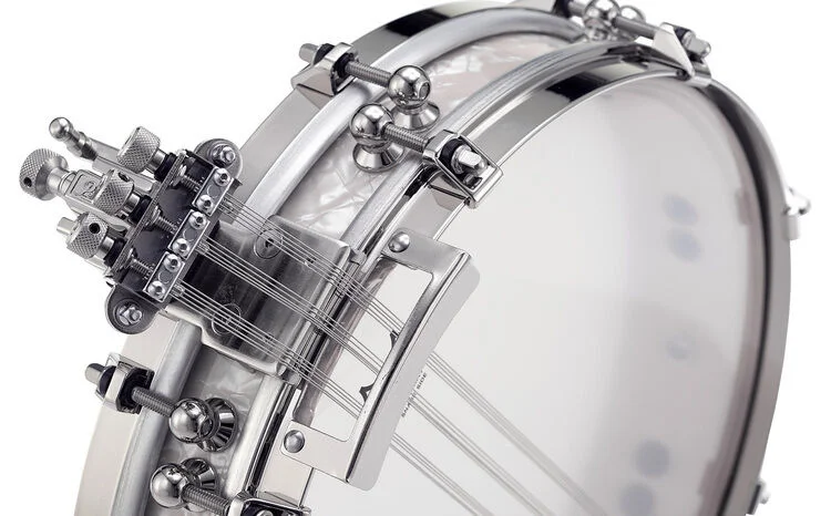  Pearl Philharmonic Pancake Snare Drum - 2.5-inch x 13-inch - Nicotine White Marine Pearl