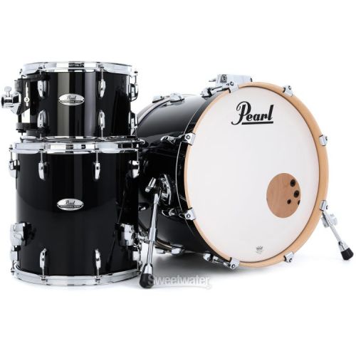  Pearl Professional Maple 3-piece Shell Pack - Piano Black