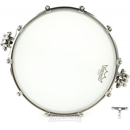  Pearl Philharmonic Brass Snare Drum - 14-inch x 4-inch, Black Nickel