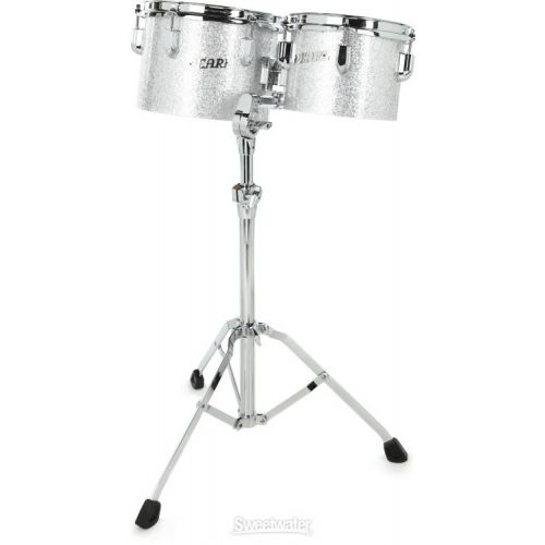  Pearl President Series Deluxe Concert Toms - 8-inch x 6-inch and 10-inch x 7-inch, Silver Sparkle