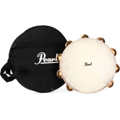  Pearl Orchestral Tambourine - 10 inch, Beryllium Copper