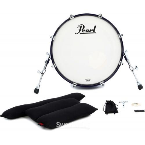  Pearl Masters Maple Pure 3-piece Shell Pack Bundle - Kobalt Blue Fade Metallic