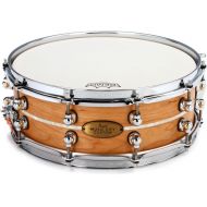 Pearl Music City Custom Solid Cherry Snare Drum - 5 x 14-inch - Natural with Nicotine Marine Pearl Inlay