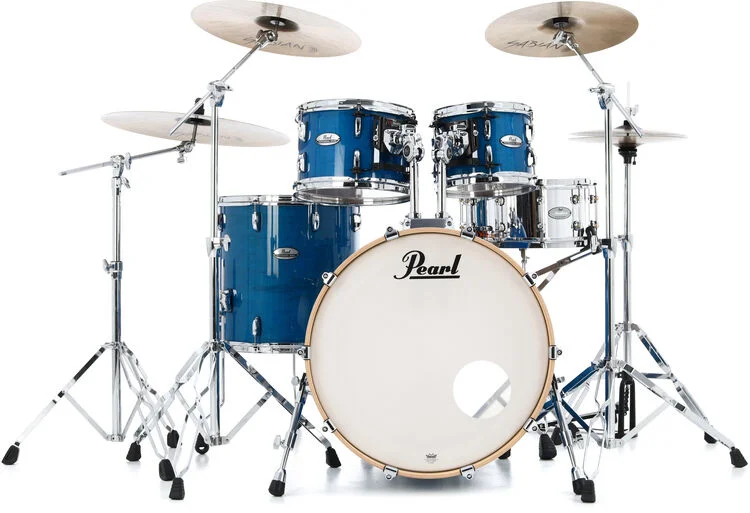  Pearl Professional Maple 4-piece Shell Pack - Sheer Blue