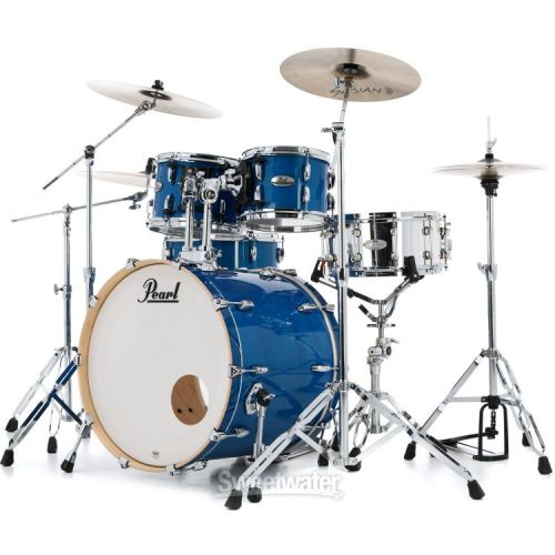  Pearl Professional Maple 4-piece Shell Pack - Sheer Blue