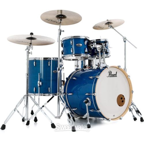  Pearl Professional Maple 4-piece Shell Pack - Sheer Blue