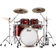 Pearl Music City Custom Reference Pure 4-piece Shell Pack - Red Onyx Wrap