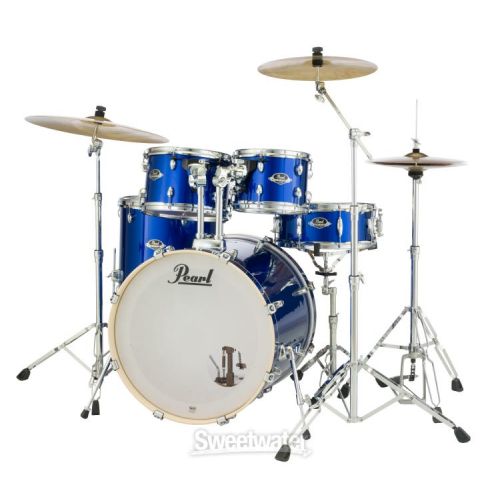  Pearl Export EXX725S/C 5-piece Drum Set with Snare Drum - High Voltage Blue