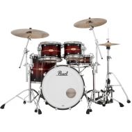 Pearl Reference One 4-piece Shell Pack - Natural Banded Redburst