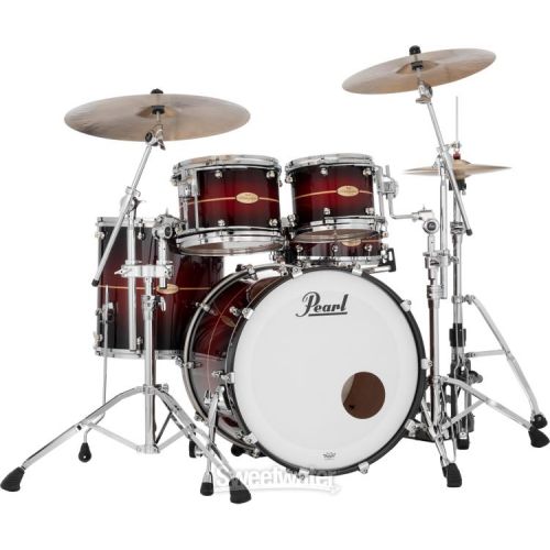  Pearl Reference One 4-piece Shell Pack - Natural Banded Redburst