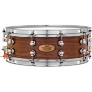 Pearl Music City Custom Solid Walnut Snare Drum - 5 x 14-inch - Natural Hand-Rubbed Finish