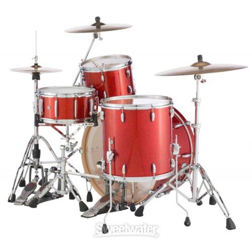  Pearl Masters Maple Complete MCT943XP/C 3-piece Shell Pack - Vermilion Red Sparkle