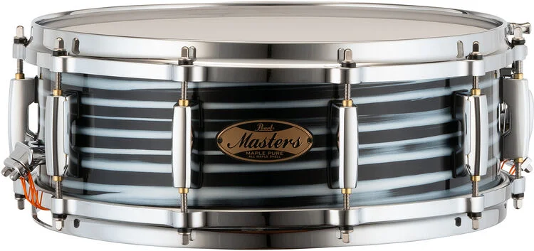  Pearl Masters Maple Pure Snare Drum - 5 x 14-inch - Black Oyster Swirl