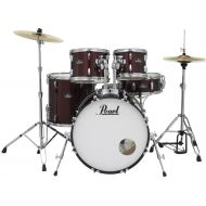 Pearl Roadshow RS525SC/C 5-piece Complete Drum Set with Cymbals - Wine Red