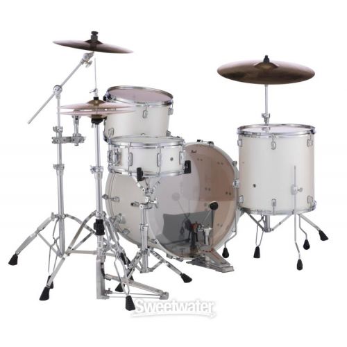  Pearl Decade Maple DMP943XP/C 3-piece Shell Pack - White Satin Pearl