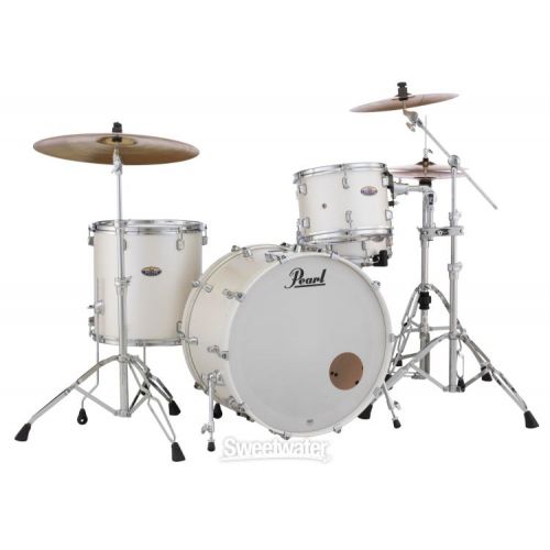  Pearl Decade Maple DMP943XP/C 3-piece Shell Pack - White Satin Pearl