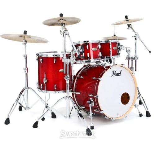  Pearl Session Studio Select Series 4-piece Shell Pack - Antique Crimson Burst