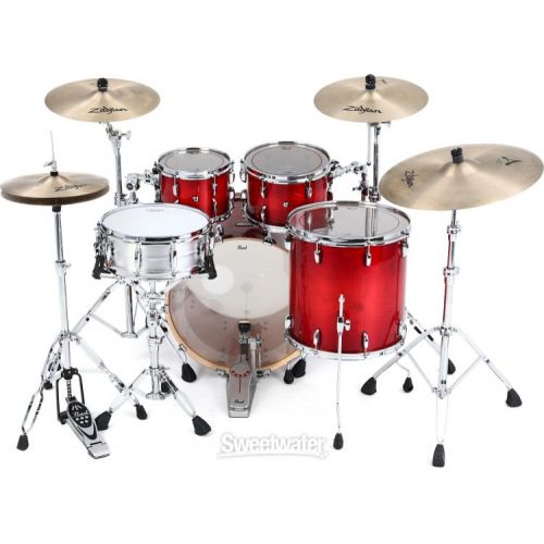  Pearl Session Studio Select Series 4-piece Shell Pack - Antique Crimson Burst