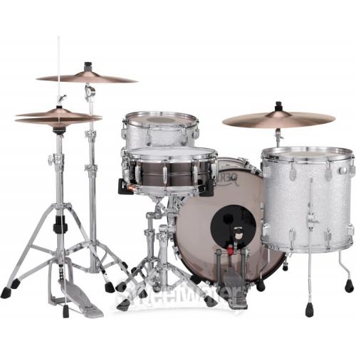  Pearl President Series Deluxe PSD943XP/C 3-piece Shell Pack - Silver Sparkle