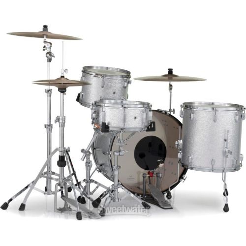  Pearl President Series Deluxe PSD943XP/C 3-piece Shell Pack - Silver Sparkle