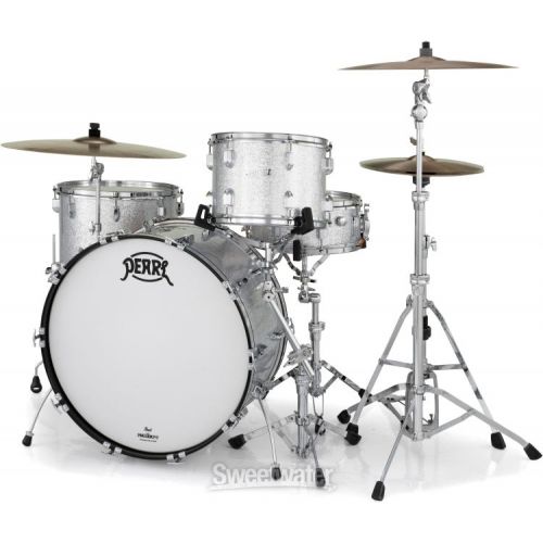  Pearl President Series Deluxe PSD943XP/C 3-piece Shell Pack - Silver Sparkle