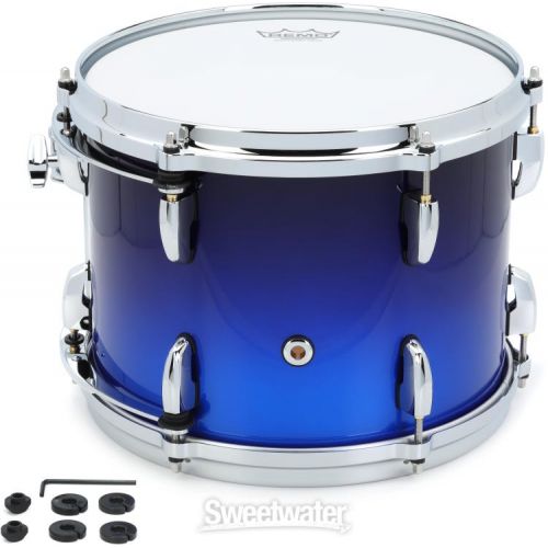  Pearl Masters Maple Pure Tom with GyroLock Mount - 9 x 12 inch - Kobalt Blue Fade Metallic